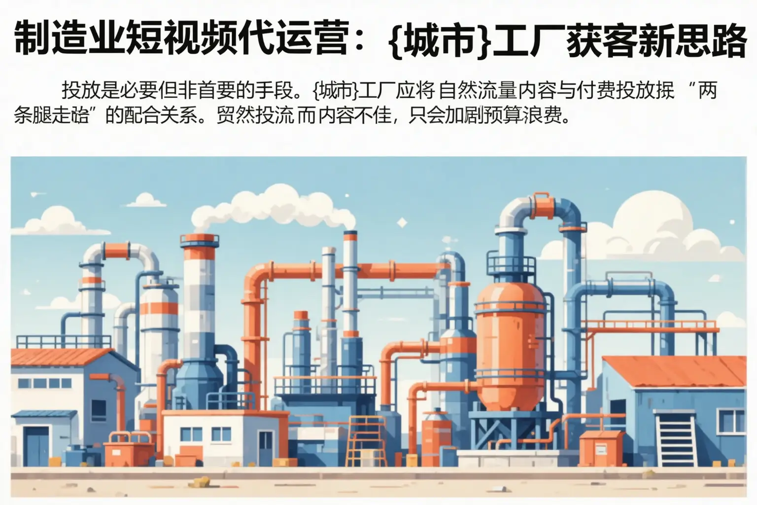 制造业短视频代运营:秭归工厂获客新思路